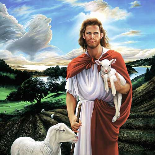 The Lamb & Lion Painting